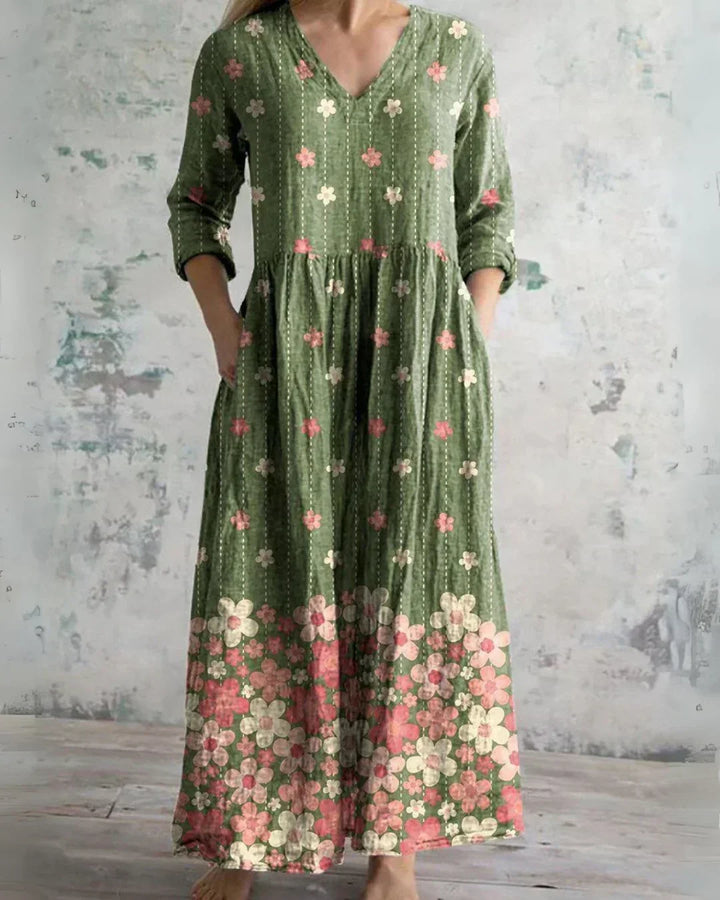 Clara | Comfort Floral Maxi Dress