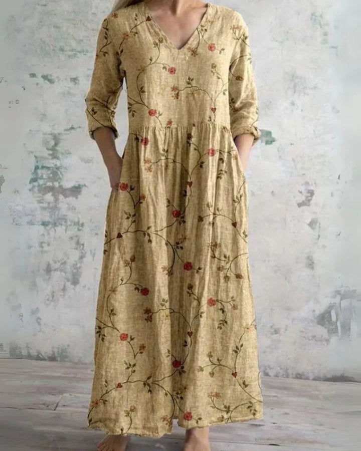 Clara | Comfort Floral Maxi Dress