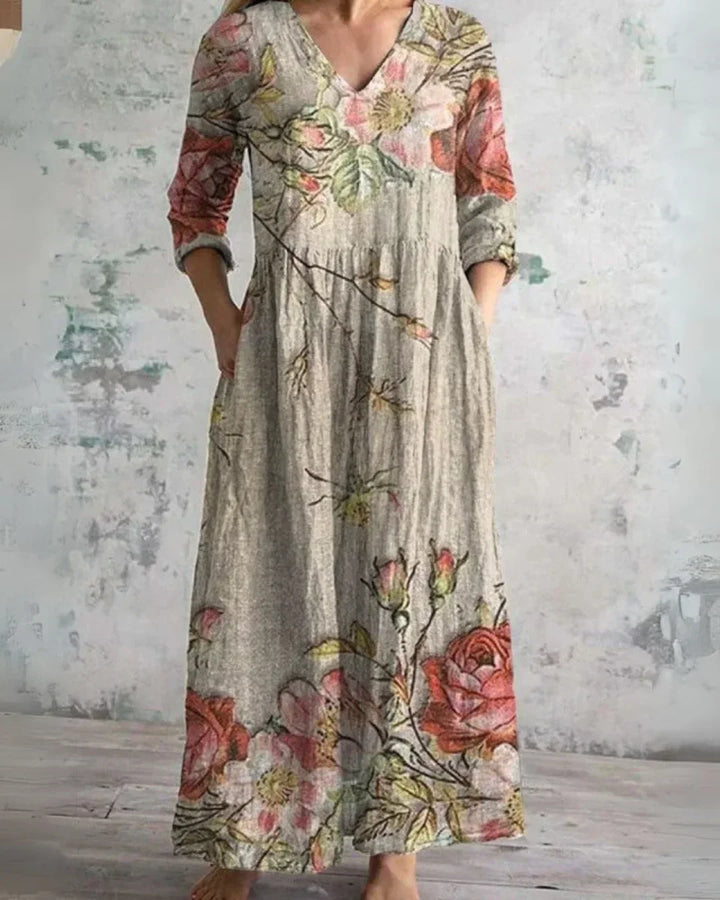 Clara | Comfort Floral Maxi Dress