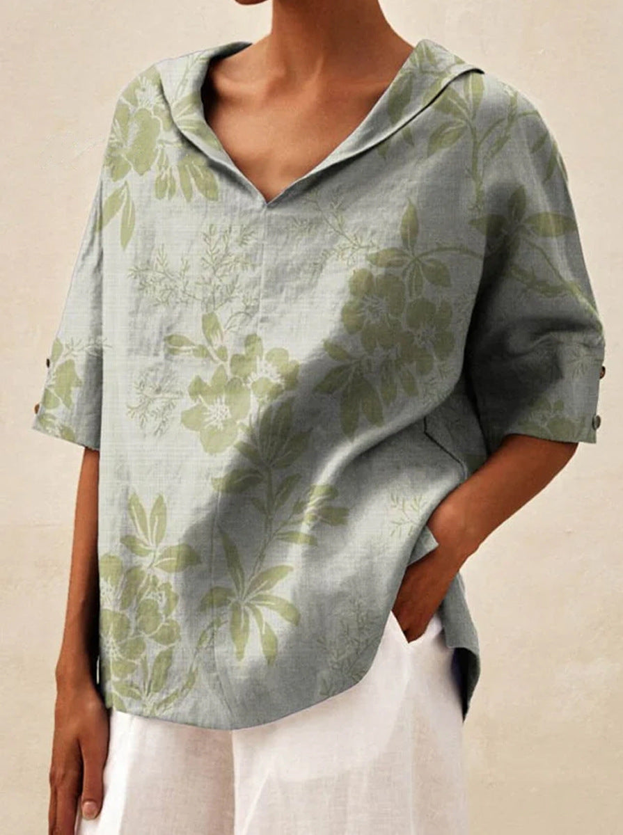 Andrea | Elegant Top with V-Neck